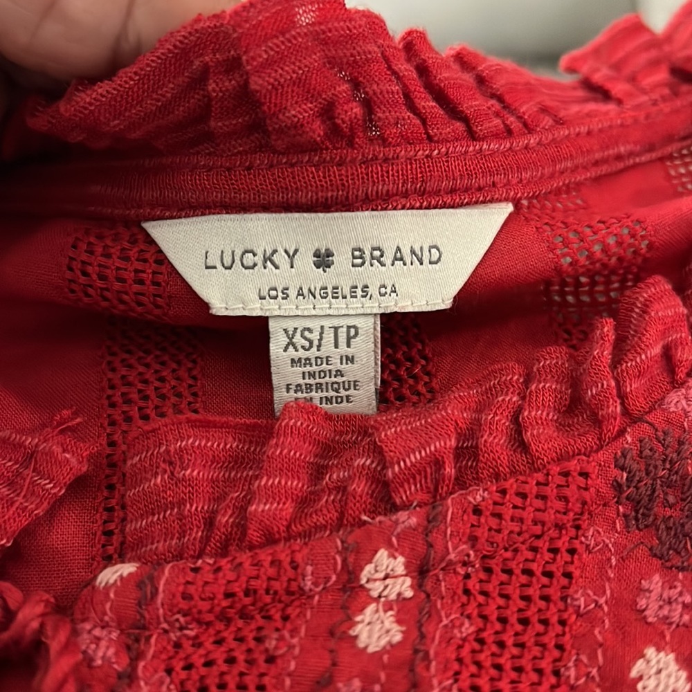 Lucky Brand Blouse.        #988 - Picture 4 of 5